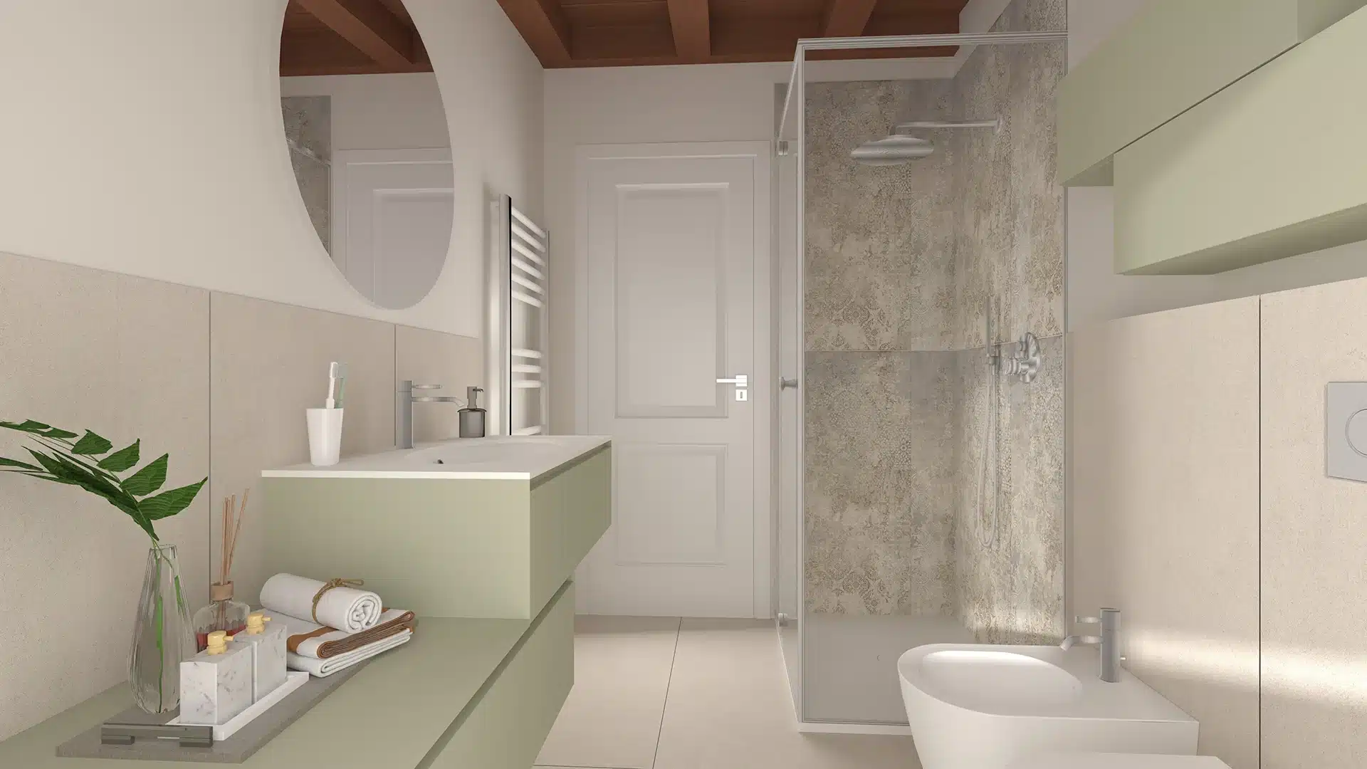 Progetto su misura per ristrutturare i sanitari e i mobili del bagno